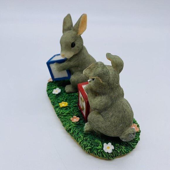 Vintage Charming Tails Fitz Floyd “There’s No Us With Out You” 3”T 4.5”W - Picture 4 of 5